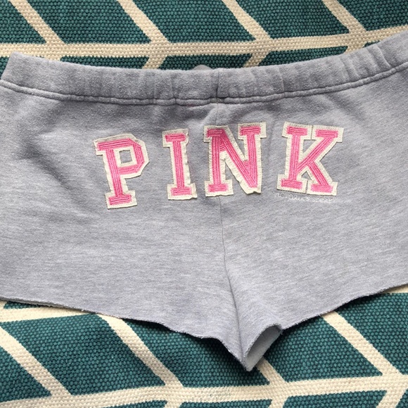 PINK sweatpant shorts - Picture 2 of 5